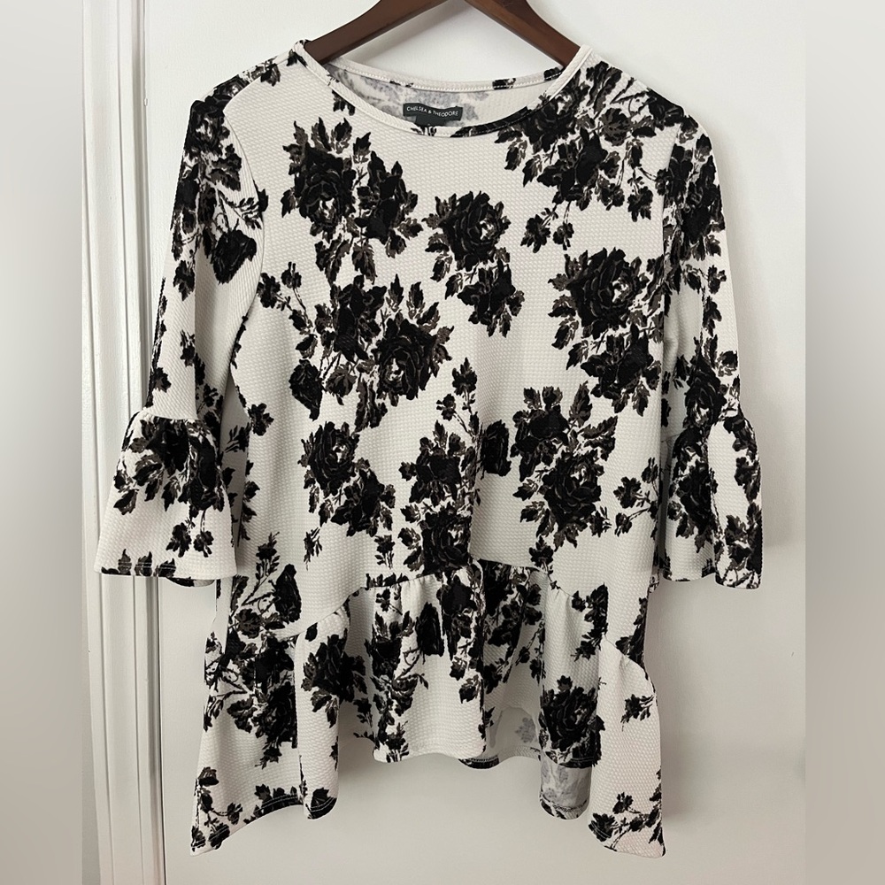 Ruffle Long Sleeve Top